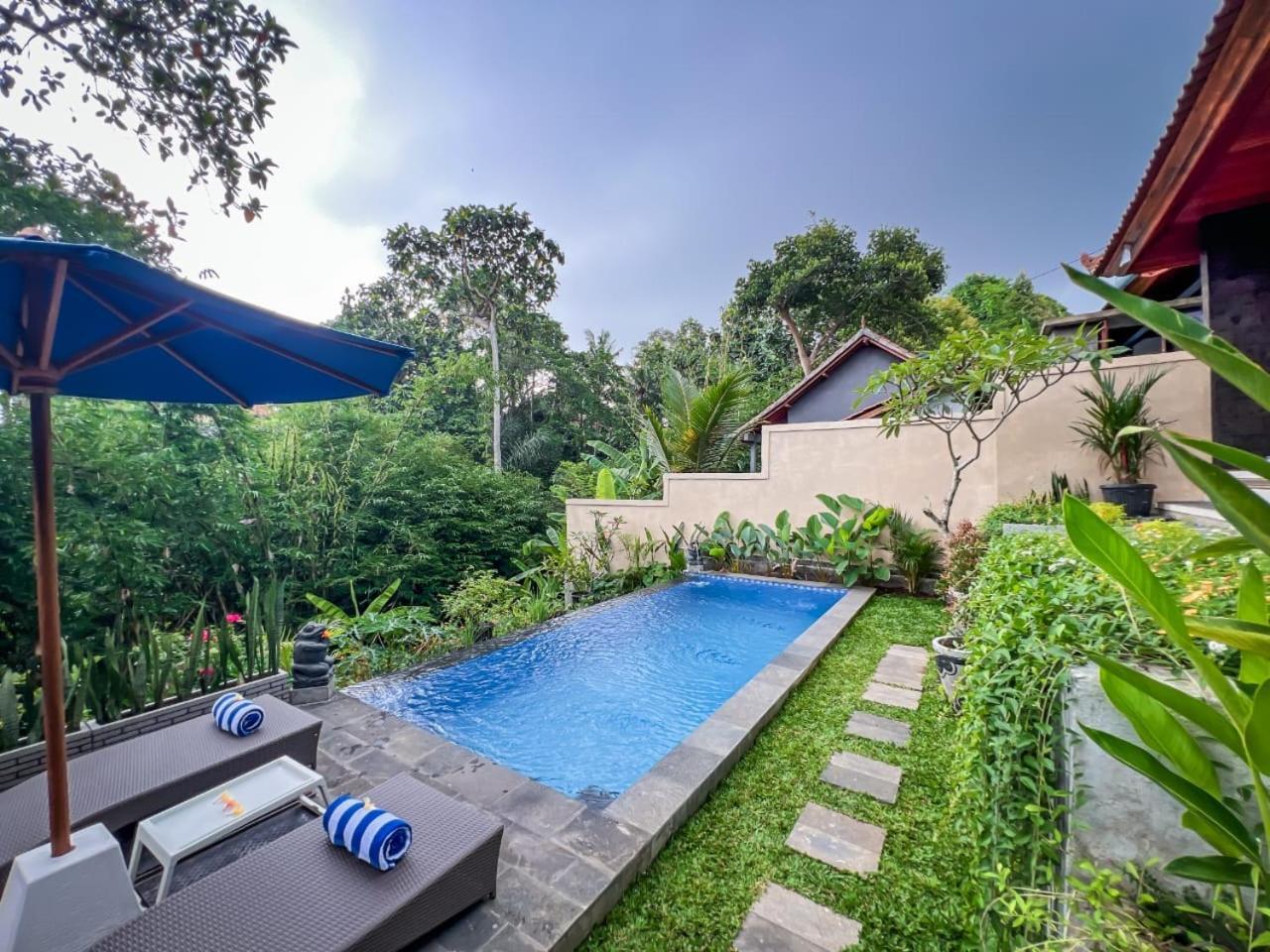 Aris House Private Pool Villa Ουμπούντ Εξωτερικό φωτογραφία